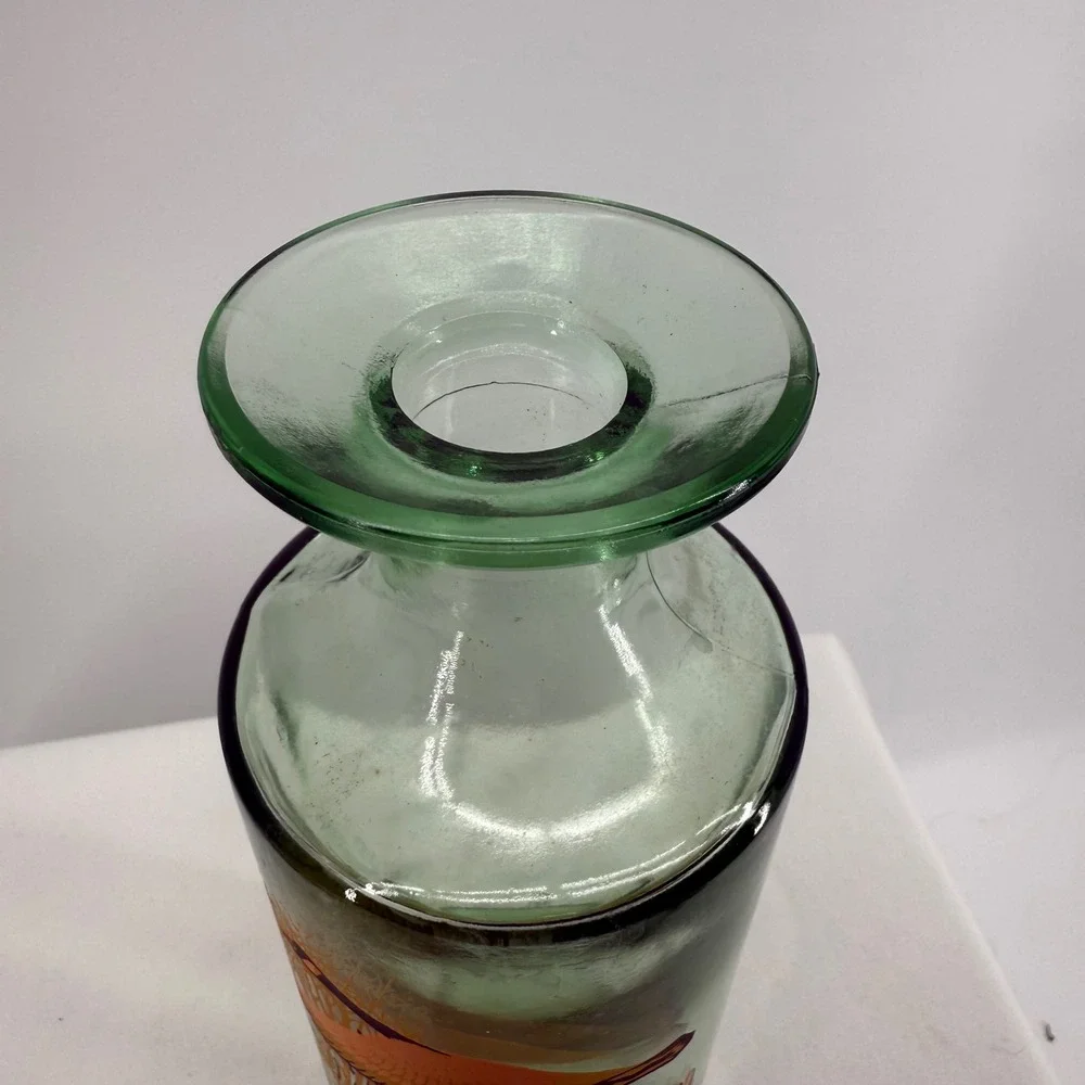 Old Fitzgerald Decanter Kentucky Bourbon Whiskey Wildlife Series Geese No‎ Lid